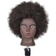 thumbnail image 3 of Peluquería Práctica Muñeca Cabeza Entrenamiento Maniquí Abrazadera Afro Piel Negra, 3 of 3