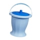 thumbnail image 1 of Cubo De Cámara De Escupidera Con Tapa Y Asa, Olla Para Ni?os, Ancianos, Azul Con Anillo, 1 of 5