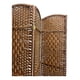 thumbnail image 3 of Biombo De Madera Resistente 4 Paneles Completo 200x180cm marron, 3 of 3