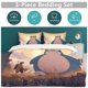 thumbnail image 5 of Snorlax Bed Duvet Cover Funny Anime Cartoon Bedding Sets Lightweight 3 Piece Comforter Sets, 5 of 5