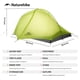 thumbnail image 2 of Carpa Naturehike Star Trail Ultraligera Impermeable para 2 Personas, 2 of 8