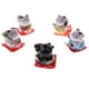 thumbnail image 3 of 5pcs agitando mano fortuna gato animal estatua figura juguete decoración del hogar #c, 3 of 5