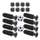 thumbnail image 1 of 8 piezas de empuñaduras de futbolín con tapón de extremo, ligeras, para fútbol de mesa, para niños, de manejo cómodo, con 2 balones de fútbol pequeños, 1 of 5