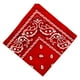 thumbnail image 2 of Pañuelo De Cabeza De Vaquero De Paisley De Algodón Unisex, Rojo, 2 of 3