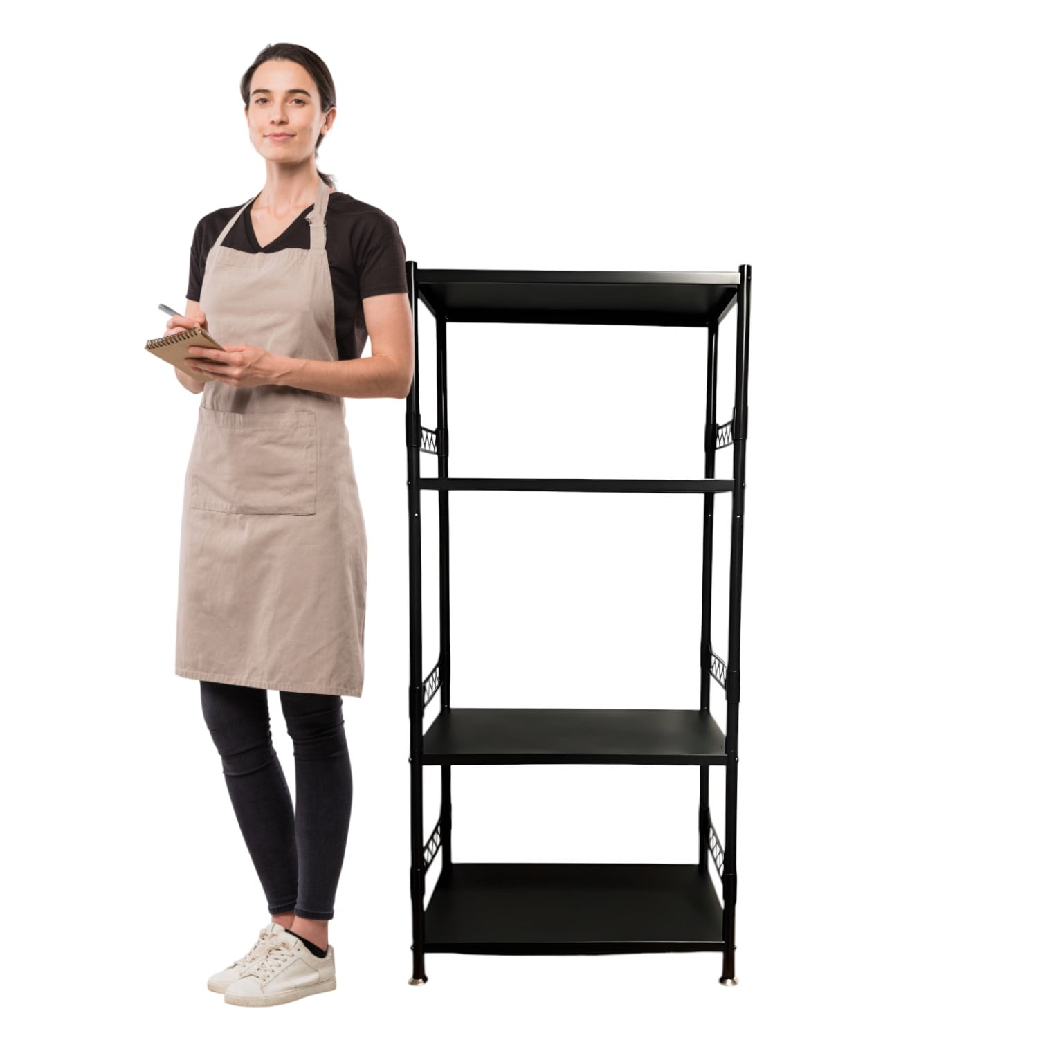 Prochef - Estante Deco 4 Bandejas Acero 60x40x132 Cm