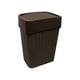 thumbnail image 2 of Tacho de Basura Ratan Vaiven Slim 25LT Café, 2 of 4