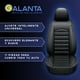 thumbnail image 4 of Funda Cubre Asiento Galanta Ecocuero Set 5 Asientos Luxury, 4 of 10