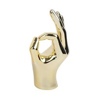 Magideal - Escultura De Gestos, Estatua De Resina Para Dedos, Estatuas De Escritorio Con Gestos De La Mano, Escultura De Dedos, Decoración, Adornos De Escritorio De Acuerdo