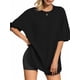 thumbnail image 1 of MOYIKO Camisetas Extragrandes para Mujer Cuello Redondo Ajuste Holgado Playeras Tops de Verano, 1 of 7