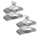 thumbnail image 1 of Perchas de ropa SONGMICS, paquete de 100 unidades, de plástico, color gris claro, 1 of 7