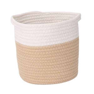 Magideal - Cesta De Almacenamiento Para Ropa, Cesto Multiusos Para Dormitorio, Organizador De Escritorio Portátil, Contenedor Para Guardería De Bebé, Calcetines, L