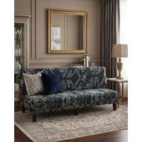 Todo Para El Hogar - Funda De Futón Elasticado Diseño Liso Resiste Y Duradero