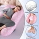 thumbnail image 3 of Almohada para embarazadas, almohada en forma de U desmontable y lavable, cojín grande, almohada de cintura, 3 of 5