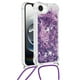 thumbnail image 1 of Funda FOXDOCK para iPhone 16e con Cuerda Ajustable, Brillo Líquido, Protección Antigolpes y Lente – Ideal para Regalo, 1 of 6