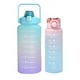 thumbnail image 1 of Botella De Agua Motivacional 2 Litros + Botella Refill, 1 of 3