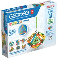 Geomag - Juego De Creacion Magnético Supercolor (52 Piezas) - Línea Ecológica
