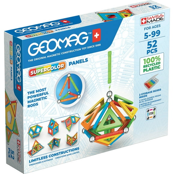 Juego de Creacion Magnético Supercolor (52 piezas) - Línea Ecológica