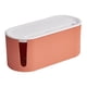 thumbnail image 4 of Caja De Gestión De Cables Ocultar Y Ocultar Tiras De Alimentación Para Dormitorio 12x5.5x5inch Naranja, 4 of 5