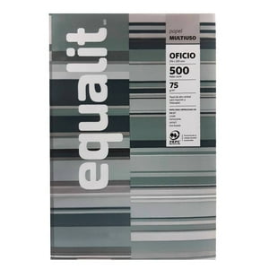 Equalit - Resma Papel Multiproposito Tamaño Oficio 500 Hojas