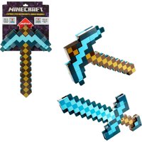 Minecraft Espada Y Pico De Diamante Transformable Mattel