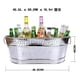 thumbnail image 3 of Cubetera Grande Hielera Bebidas Fiestas Acero Inox 45x29x19, 3 of 7