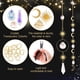thumbnail image 4 of Kit de 224 atrapasoles DIY, atrapasoles colgantes de cristal con cadena de gancho, accesorios colgantes de prisma para ventana, jardín, decoración del hogar., 4 of 7