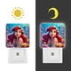 thumbnail image 3 of La Sirenita Ariel, Princesa Luz nocturna LED con sensor de anochecer a amanecer para dormitorio, baño, pasillo, escaleras - Lámpara LED nocturna de enchufe, 0.5W - 1 pieza, 3 of 6