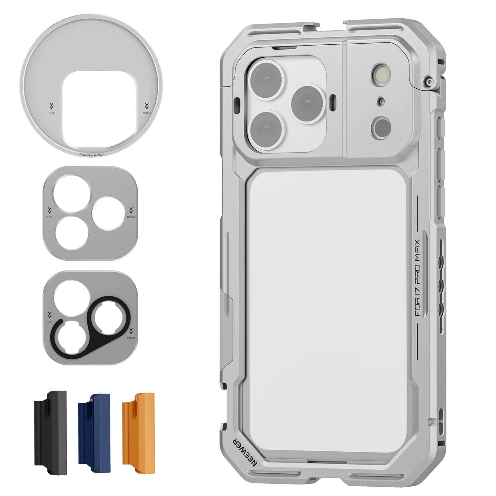 Estabilizador De Carcasa De Teléfono Neewer Para Iphone 17 Pro Max Con Acceso.