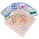 thumbnail image 2 of Madera, Montessori con tarjetas de patrones y bandas de goma Juguetes de matemáticas Puzzle Matrix Stem Tie Nail Boards, para niños en edad preescolar 18x18cm, 2 of 5