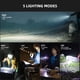 thumbnail image 3 of Linterna LED WUBEN L50 recargable 1200 lúmenes IP68, 3 of 8