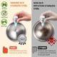 thumbnail image 2 of Mortero y maja Tera, acero inoxidable 18/8, capacidad de 250 ml, 2 of 6