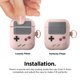 thumbnail image 5 of Funda elago AW5 para AirPods 1 y 2 color Rosa Arena con llavero, 5 of 7