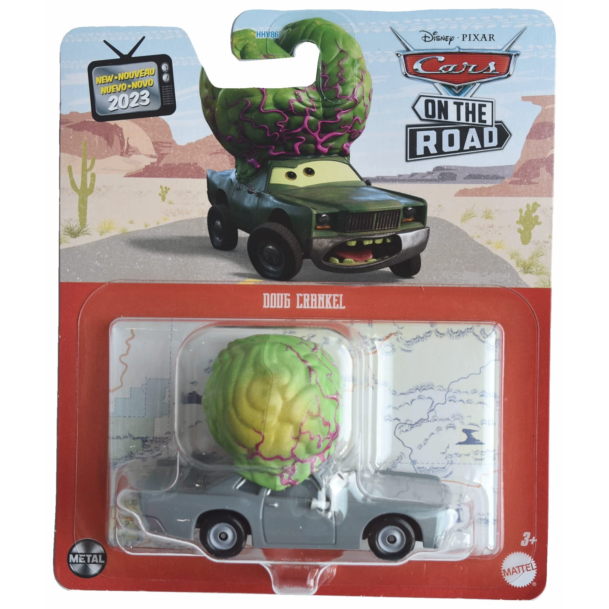 Coche Fundido A Presión Hot Wheels Disney Cars Doug Crankel A Escala 1:55