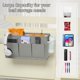 thumbnail image 5 of Organizador de mesita de noche Bedside Caddy Edudif de doble uso, gris, 5 of 7