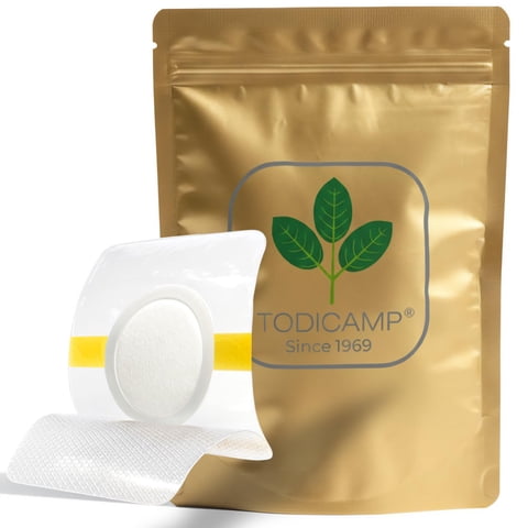 Parches Para Ombligo Todicamp Medical De Silicona Y Algodón, 30 Unidades