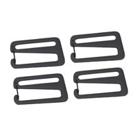 Magideal - Paquete De 4 Clips De Gancho Para Cinturón, Clips De Hebilla De Cinturón De Metal Con Gancho En G, Hebilla De Cinturón De Liberación Rápida Con Bloque Negro