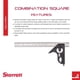 thumbnail image 2 of Hoja cuadrada combinada Starrett C33H-12-4R de 30 cm de longitud, 2 of 9