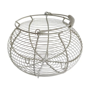 Bothyi - Cesta De Alambre Para Huevos Para Recoger Huevos Frescos Soporte Para Huevos Para Alimentos Verduras Huevos Blancos