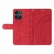 thumbnail image 3 of Funda tipo cartera con tapa para Motorola MOTO G75 5G con tarjetero, soporte y cubierta magnética Rojo, 3 of 6