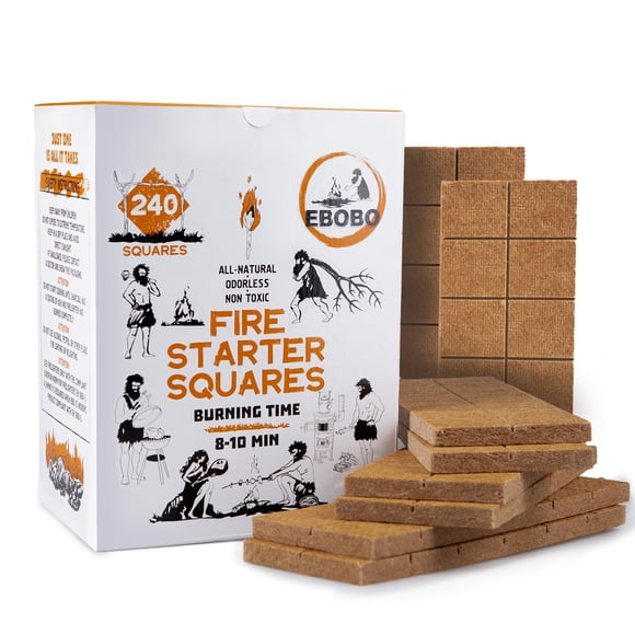 Fire Starter Cubes A Base De Cera Natural 240 Unidades