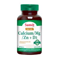 Sunvit Life - Calcio Magnesio Zinc + Vitamina D3 (90 Tabs)
