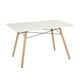 thumbnail image 1 of Mesa Eames Estilo Nórdico Blanca, 1 of 6
