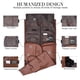 thumbnail image 5 of Bolso de viaje impermeable seyfocnia con compartimento para zapatos de cuero, 5 of 8