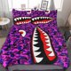 thumbnail image 1 of Hip Hop Camouflage Bape SharkBedding Sets 3 Pieces Warm Soft Duvet Cover Set for Fans Kids Teens Girls Room Decor Lightweight Breathable, 1 of 5