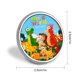 thumbnail image 2 of Insignia de Botón Redondo Desmarcar Wordworld 2.8 cm, 2 of 6