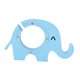 thumbnail image 2 of Animal Elefante Banco De Dinero Moneda Caja De Ahorro En Efectivo Hucha Madera Artesanía Azul, 2 of 5