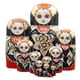 thumbnail image 4 of Madera Matryoshka Party Prop Crafts Juguete De Apilamiento Pintado Para Ni?as, 4 of 5