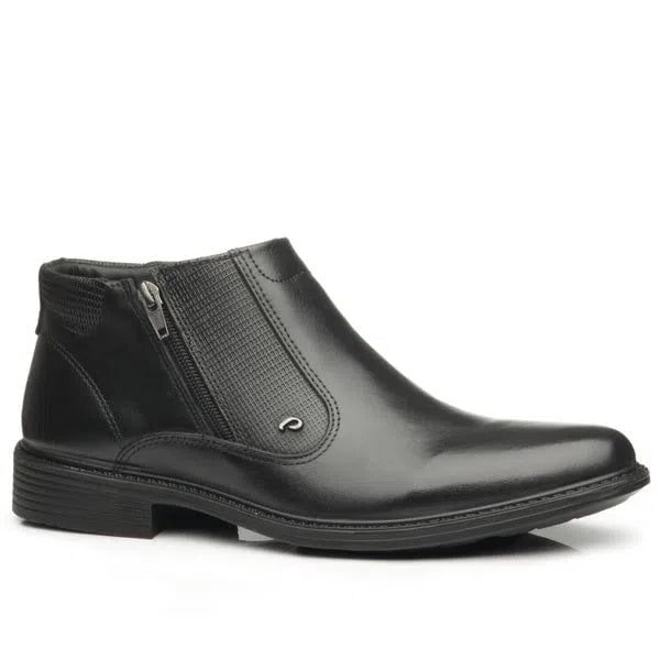 BOTINES PEGADA DE CUERO NEGRO | 125354-01 - Talla 41