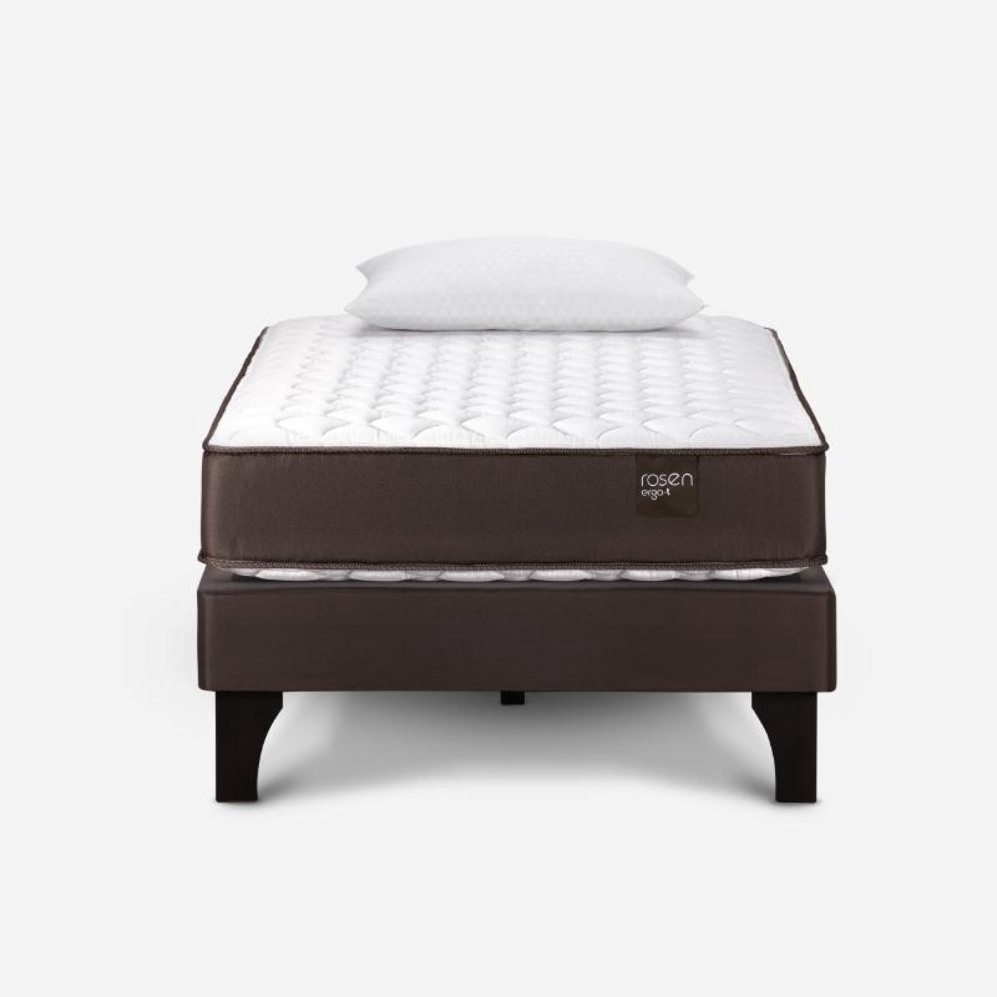 Cama Europea Ergo T New 1 Plaza Base Normal