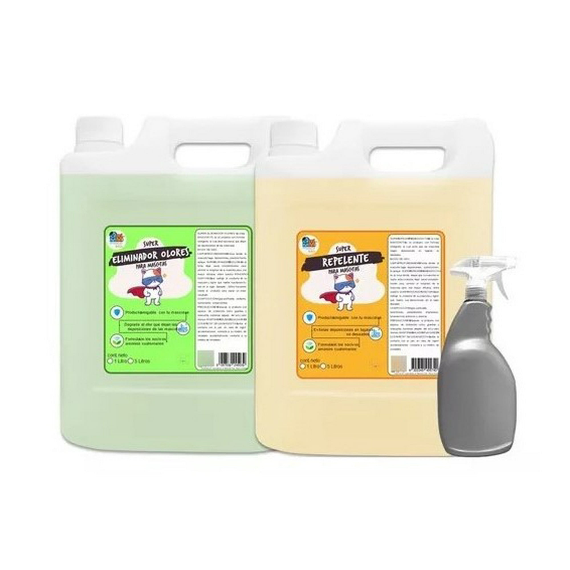 Mascokits - Superkit Eliminador Olores + Repelente De Perro Y Gato 5 Lt
